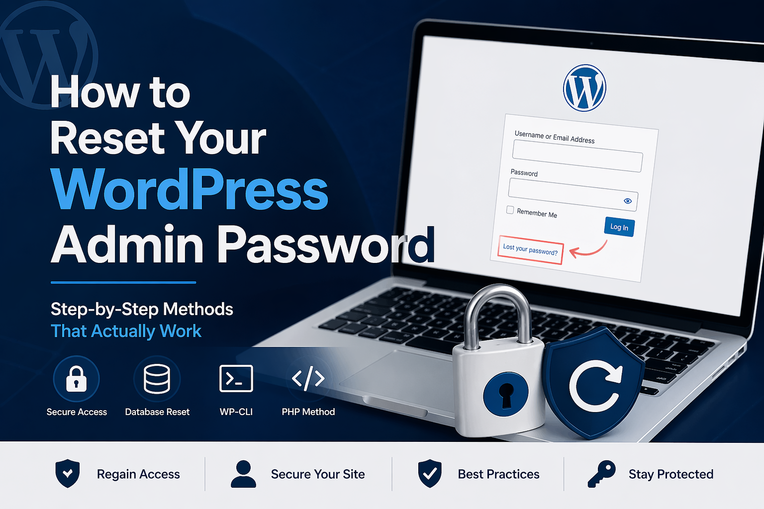 🔐 How to Reset Your WordPress Admin Password (Step-by-Step Guide)